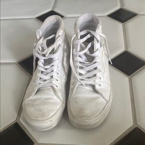 Vans Classic White High-Top Sneakers